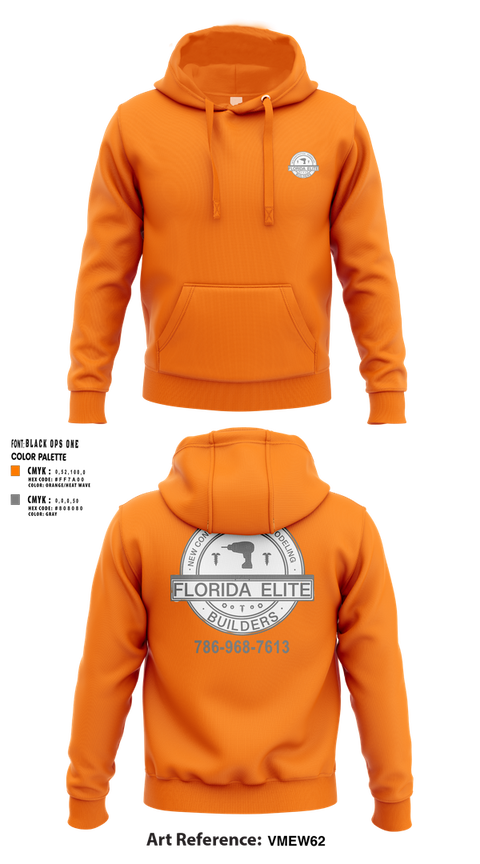 Hoodie, Florida Elite Builders, , Teamtime, Team time, sublimation, custom sports apparel, team uniforms, spirit wear, spiritwear, sports uniforms, custom shirts, team store, custom team store, fundraiser sports, apparel fundraiser