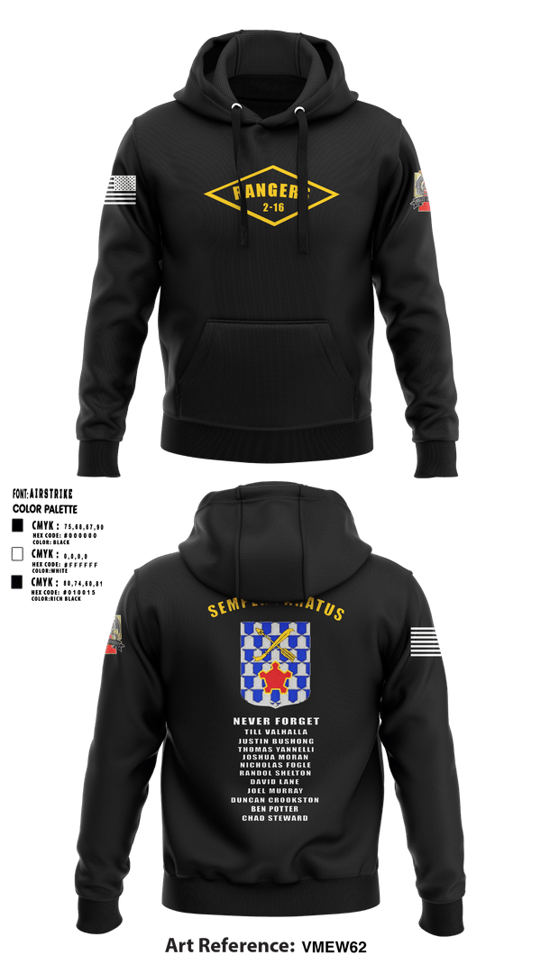 Hoodie, 2-16 rangers, Army, Teamtime, Team time, sublimation, custom sports apparel, team uniforms, spirit wear, spiritwear, sports uniforms, custom shirts, team store, custom team store, fundraiser sports, apparel fundraiser