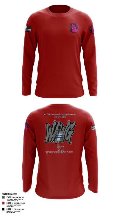 WeAllWeGot~Family First 22026589 Long Sleeve Performance Shirt 30