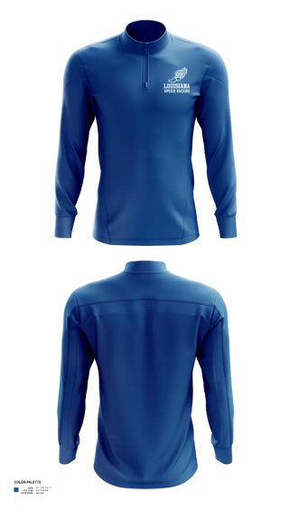 Quarter Zip Jacket, Louisiana Speed Racers, Track & Field, Teamtime, Team time, sublimation, custom sports apparel, team uniforms, spirit wear, spiritwear, sports uniforms, custom shirts, team store, custom team store, fundraiser sports, apparel fundraiser