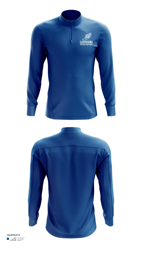 Quarter Zip Jacket, Louisiana Speed Racers, Track & Field, Teamtime, Team time, sublimation, custom sports apparel, team uniforms, spirit wear, spiritwear, sports uniforms, custom shirts, team store, custom team store, fundraiser sports, apparel fundraiser