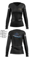 USS Jefferson City 16014759 Women's Long Sleeve V-neck Shirt - 22