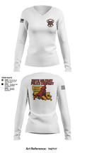 239th Military Police Company 26528741 Women's Long Sleeve V-neck Shirt - 2