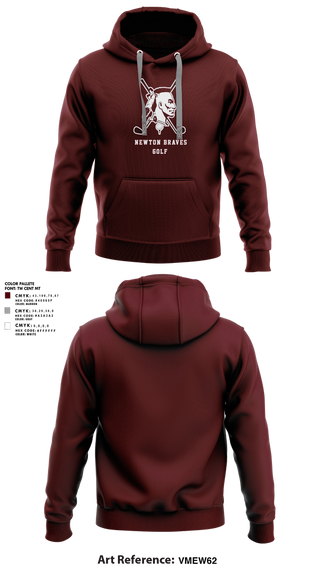 Hoodie, Newton Braves Golf, Golf, Teamtime, Team time, sublimation, custom sports apparel, team uniforms, spirit wear, spiritwear, sports uniforms, custom shirts, team store, custom team store, fundraiser sports, apparel fundraiser