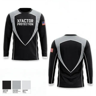 Long Sleeve Performance Shirt, XFACTOR PROTECTION, Police, Teamtime, Team time, sublimation, custom sports apparel, team uniforms, spirit wear, spiritwear, sports uniforms, custom shirts, team store, custom team store, fundraiser sports, apparel fundraiser