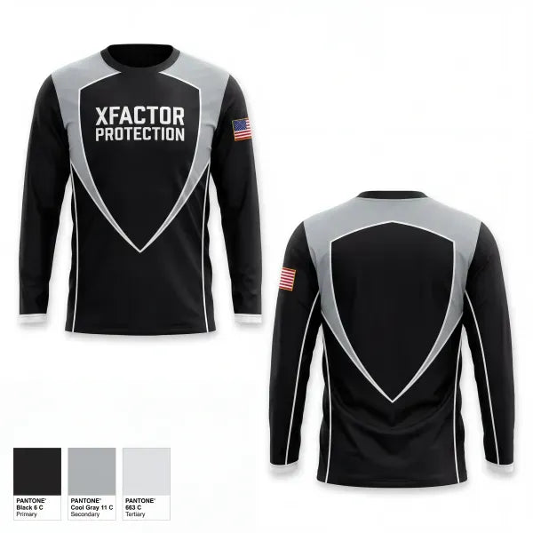Long Sleeve Performance Shirt, XFACTOR PROTECTION, Police, Teamtime, Team time, sublimation, custom sports apparel, team uniforms, spirit wear, spiritwear, sports uniforms, custom shirts, team store, custom team store, fundraiser sports, apparel fundraiser