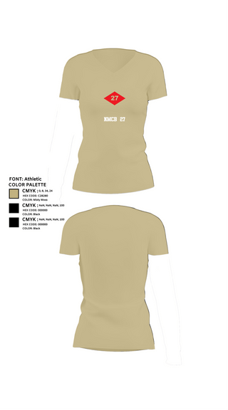 Womens Short Sleeve Vneck Shirt, NMCB  27, Navy, Teamtime, Team time, sublimation, custom sports apparel, team uniforms, spirit wear, spiritwear, sports uniforms, custom shirts, team store, custom team store, fundraiser sports, apparel fundraiser
