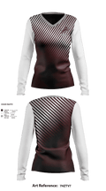 Raleigh 74412553 Women's Long Sleeve V-neck Shirt - 1
