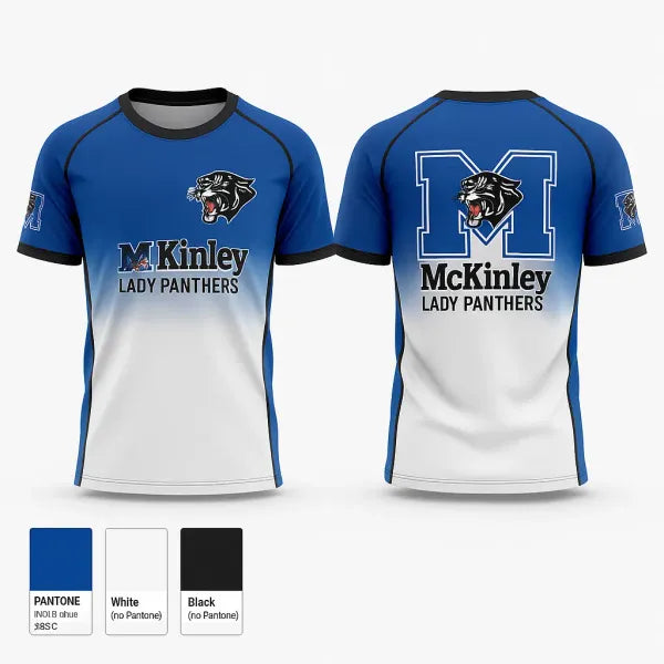 Short Sleeve Performance Shirt, McKinley Lady Panthers, Women's Volleyball, Teamtime, Team time, sublimation, custom sports apparel, team uniforms, spirit wear, spiritwear, sports uniforms, custom shirts, team store, custom team store, fundraiser sports, apparel fundraiser