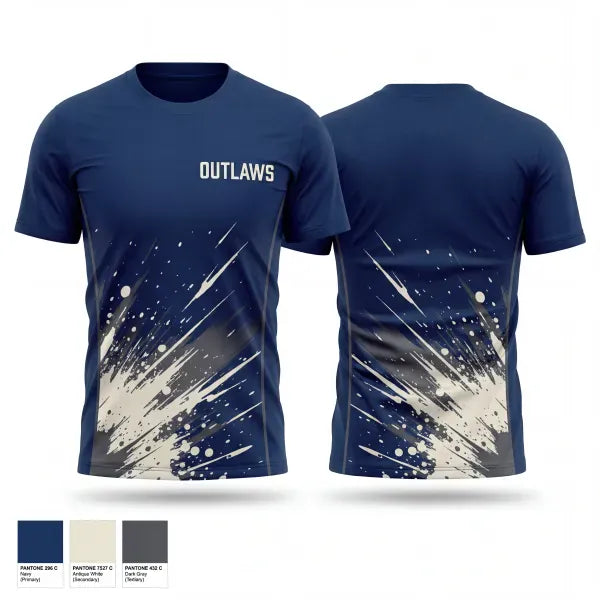Short Sleeve Performance Shirt, Outlaws, Softball, Teamtime, Team time, sublimation, custom sports apparel, team uniforms, spirit wear, spiritwear, sports uniforms, custom shirts, team store, custom team store, fundraiser sports, apparel fundraiser