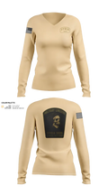 Syria linguist 93457826 Women's Long Sleeve V-neck Shirt - 40