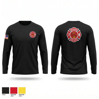 Long Sleeve Performance Shirt, Marion rural, Fire Department, Teamtime, Team time, sublimation, custom sports apparel, team uniforms, spirit wear, spiritwear, sports uniforms, custom shirts, team store, custom team store, fundraiser sports, apparel fundraiser