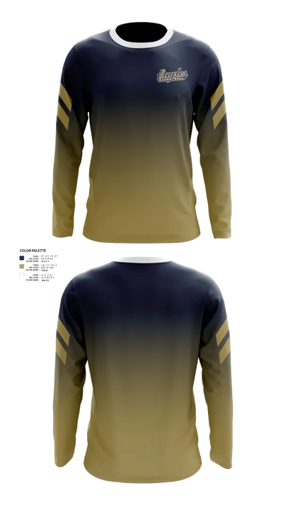 Jacksonville High School Basketball 50622898 Long Sleeve Shooting Shirt - 21
