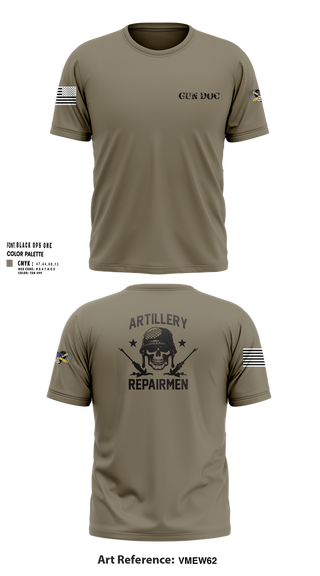 Short Sleeve Performance Shirt, ARMT 1-320th Field Artillery, Army, Teamtime, Team time, sublimation, custom sports apparel, team uniforms, spirit wear, spiritwear, sports uniforms, custom shirts, team store, custom team store, fundraiser sports, apparel fundraiser