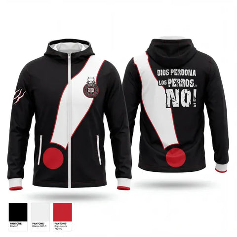 Windbreaker, PERROS DEL MAL FC, Men's Soccer, Teamtime, Team time, sublimation, custom sports apparel, team uniforms, spirit wear, spiritwear, sports uniforms, custom shirts, team store, custom team store, fundraiser sports, apparel fundraiser