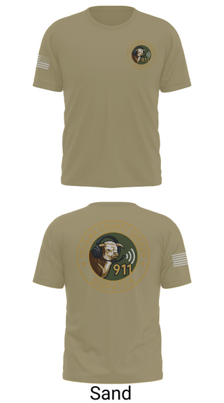 Short Sleeve Performance Shirt, TCSO DISPATCH, , Teamtime, Team time, sublimation, custom sports apparel, team uniforms, spirit wear, spiritwear, sports uniforms, custom shirts, team store, custom team store, fundraiser sports, apparel fundraiser