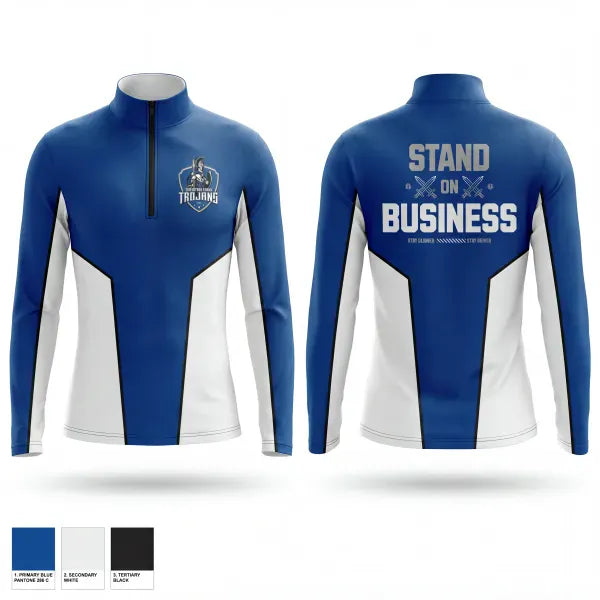 Quarter Zip Jacket, Thornton Trojans, , Teamtime, Team time, sublimation, custom sports apparel, team uniforms, spirit wear, spiritwear, sports uniforms, custom shirts, team store, custom team store, fundraiser sports, apparel fundraiser