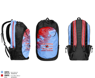 Gear Bag, Bon Homme Cavaliers Cross Country, Cross Country, Teamtime, Team time, sublimation, custom sports apparel, team uniforms, spirit wear, spiritwear, sports uniforms, custom shirts, team store, custom team store, fundraiser sports, apparel fundraiser