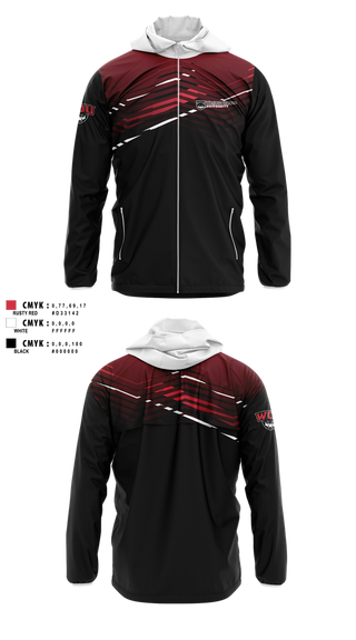 Windbreaker, Western Oregon University Equestrian, Spirit Store, Teamtime, Team time, sublimation, custom sports apparel, team uniforms, spirit wear, spiritwear, sports uniforms, custom shirts, team store, custom team store, fundraiser sports, apparel fundraiser
