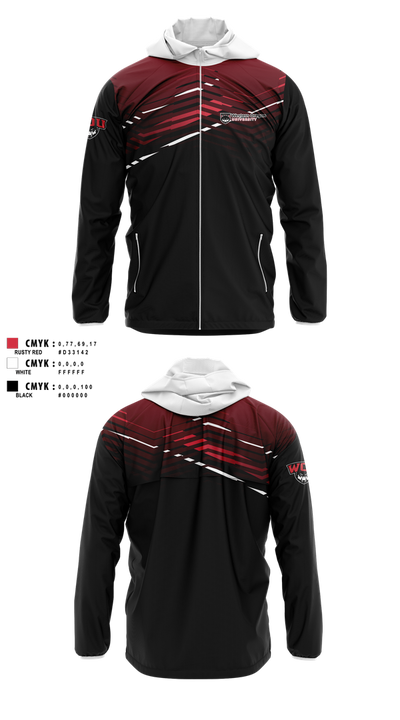 Western Oregon University Equestrian 74623833 Windbreaker - 100