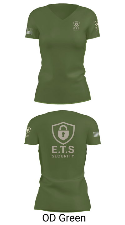 ETS 42970473 Women's Short Sleeve V-neck Shirt - 46