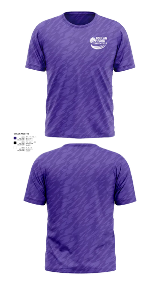 Short Sleeve Performance Shirt, Boulan Park Broncos, Track & Field, Teamtime, Team time, sublimation, custom sports apparel, team uniforms, spirit wear, spiritwear, sports uniforms, custom shirts, team store, custom team store, fundraiser sports, apparel fundraiser