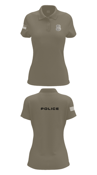 Womens Short Sleeve Performance Polo, RRPD, Police, Teamtime, Team time, sublimation, custom sports apparel, team uniforms, spirit wear, spiritwear, sports uniforms, custom shirts, team store, custom team store, fundraiser sports, apparel fundraiser
