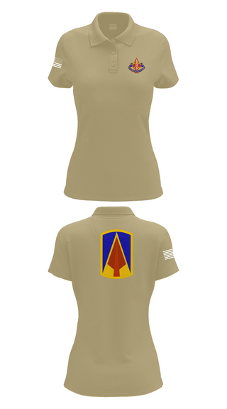 Womens Short Sleeve Performance Polo, 177th AR BDE, , Teamtime, Team time, sublimation, custom sports apparel, team uniforms, spirit wear, spiritwear, sports uniforms, custom shirts, team store, custom team store, fundraiser sports, apparel fundraiser