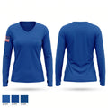 Cheraw Women's Long Sleeve V-neck Shirt - 1