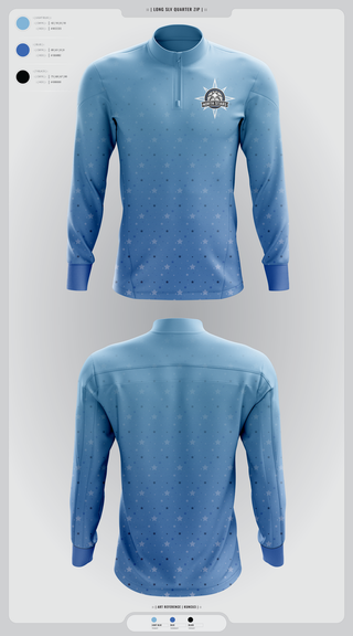 Quarter Zip Jacket, North Stars, Women's Basketball, Teamtime, Team time, sublimation, custom sports apparel, team uniforms, spirit wear, spiritwear, sports uniforms, custom shirts, team store, custom team store, fundraiser sports, apparel fundraiser