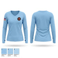 30 IS Women's Long Sleeve V-neck Shirt - 1