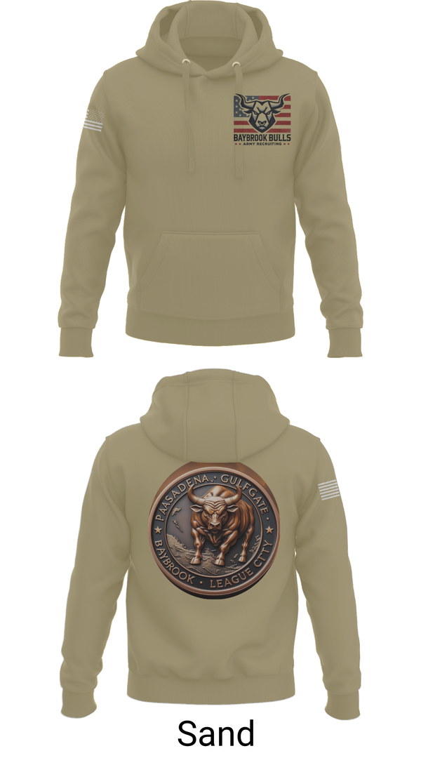 Hoodie, Baybrook Army Recruiting Company, , Teamtime, Team time, sublimation, custom sports apparel, team uniforms, spirit wear, spiritwear, sports uniforms, custom shirts, team store, custom team store, fundraiser sports, apparel fundraiser