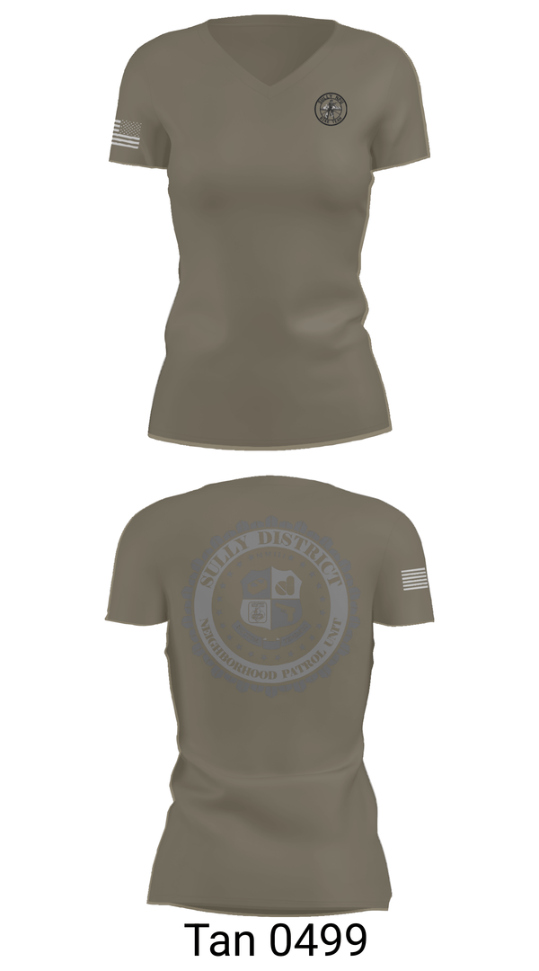 Womens Short Sleeve Vneck Shirt, NPU, Police, Teamtime, Team time, sublimation, custom sports apparel, team uniforms, spirit wear, spiritwear, sports uniforms, custom shirts, team store, custom team store, fundraiser sports, apparel fundraiser