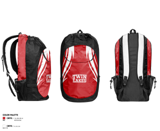 Gear Bag, Twin Lakes, Cheer, Teamtime, Team time, sublimation, custom sports apparel, team uniforms, spirit wear, spiritwear, sports uniforms, custom shirts, team store, custom team store, fundraiser sports, apparel fundraiser