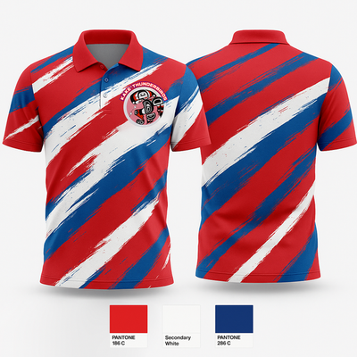 Kake Thunderbirds Basketball 26412112 Short Sleeve Performance Polo - 1