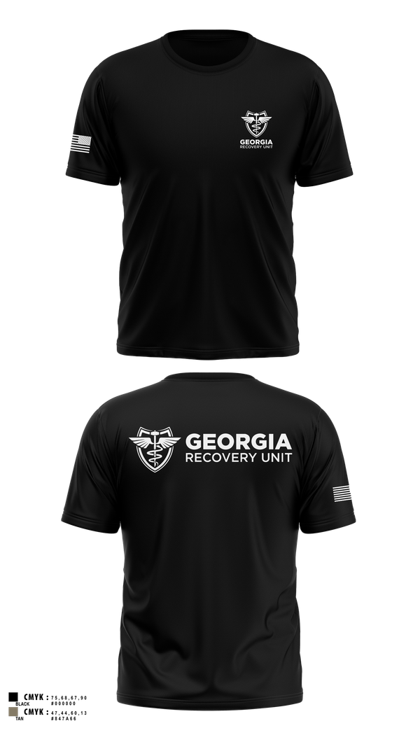 Old School Cotton Feel Shirt, Georgia Recovery Unit, , Teamtime, Team time, sublimation, custom sports apparel, team uniforms, spirit wear, spiritwear, sports uniforms, custom shirts, team store, custom team store, fundraiser sports, apparel fundraiser