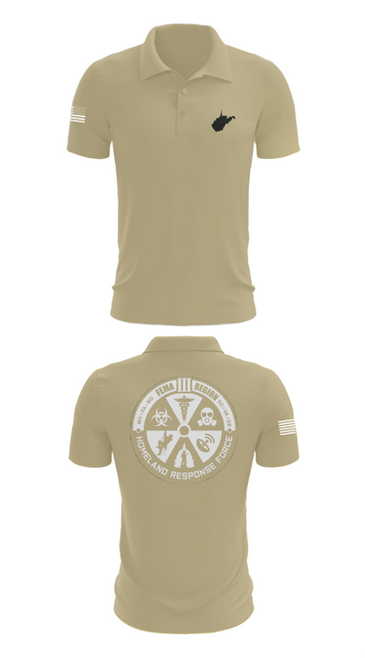 Region 3 Homeland Response Force 34212172 Short Sleeve Performance Polo - 87