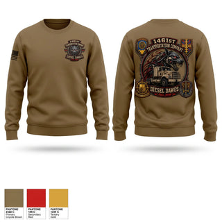 Crew Neck Sweatshirt, 1461st Transportation Company, National Guard, Teamtime, Team time, sublimation, custom sports apparel, team uniforms, spirit wear, spiritwear, sports uniforms, custom shirts, team store, custom team store, fundraiser sports, apparel fundraiser