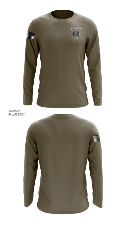 Death Dealers Airsoft 21265921 Long Sleeve Performance Shirt 42
