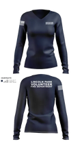 Lincoln Park VFD 64320164 Women's Long Sleeve V-neck Shirt - 21