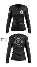 Beaver Valley Regional Police Department  Women's Long Sleeve V-neck Shirt - 1