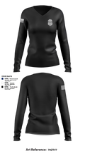 Military Police 77654325 Women's Long Sleeve V-neck Shirt - 3
