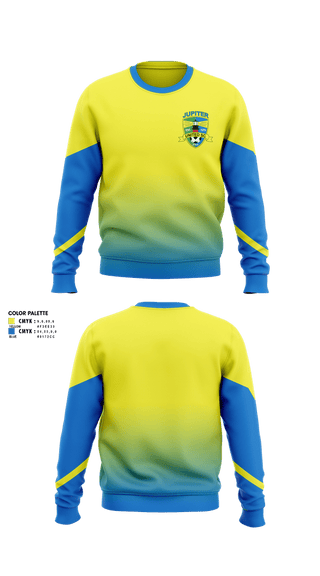 Crew Neck Sweatshirt, Jupiter United, Men's Soccer, Teamtime, Team time, sublimation, custom sports apparel, team uniforms, spirit wear, spiritwear, sports uniforms, custom shirts, team store, custom team store, fundraiser sports, apparel fundraiser