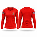 TACTICAL TRAINING UNIT Women's Long Sleeve V-neck Shirt - 1