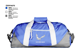 Duffle Bag, Lick Creek School Basketball, Men's Basketball, Teamtime, Team time, sublimation, custom sports apparel, team uniforms, spirit wear, spiritwear, sports uniforms, custom shirts, team store, custom team store, fundraiser sports, apparel fundraiser