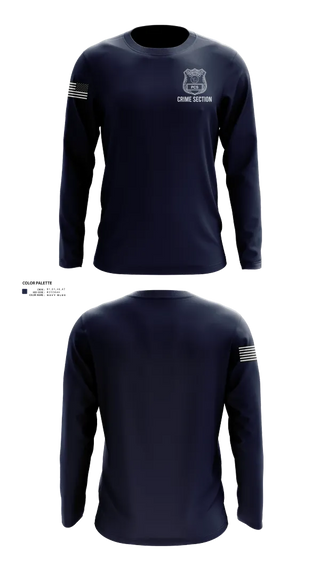 Long Sleeve Performance Shirt, 5th PCT Crime Section, , Teamtime, Team time, sublimation, custom sports apparel, team uniforms, spirit wear, spiritwear, sports uniforms, custom shirts, team store, custom team store, fundraiser sports, apparel fundraiser