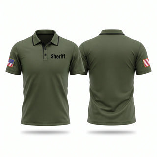 Short Sleeve Performance Polo, Sheriff, Police, Teamtime, Team time, sublimation, custom sports apparel, team uniforms, spirit wear, spiritwear, sports uniforms, custom shirts, team store, custom team store, fundraiser sports, apparel fundraiser