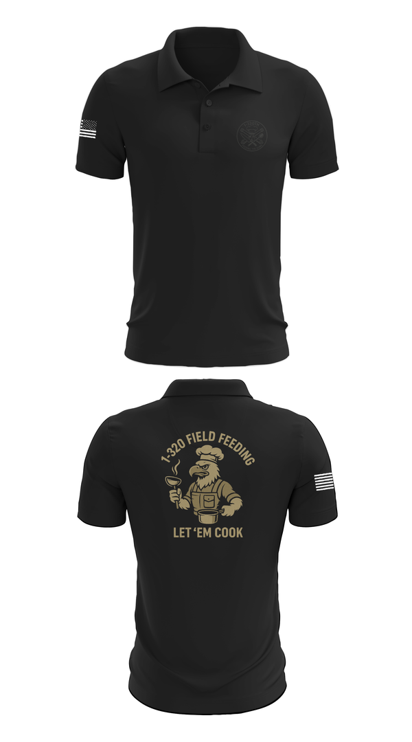 Short Sleeve Performance Polo, 1-320th, , Teamtime, Team time, sublimation, custom sports apparel, team uniforms, spirit wear, spiritwear, sports uniforms, custom shirts, team store, custom team store, fundraiser sports, apparel fundraiser