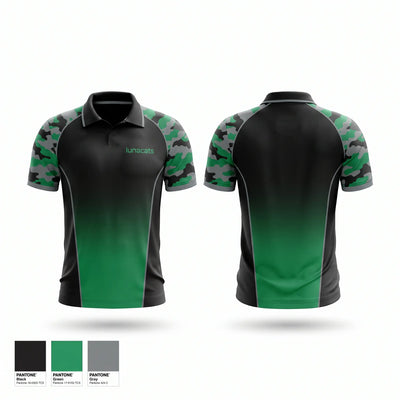 lunacats Short Sleeve Performance Polo - 1