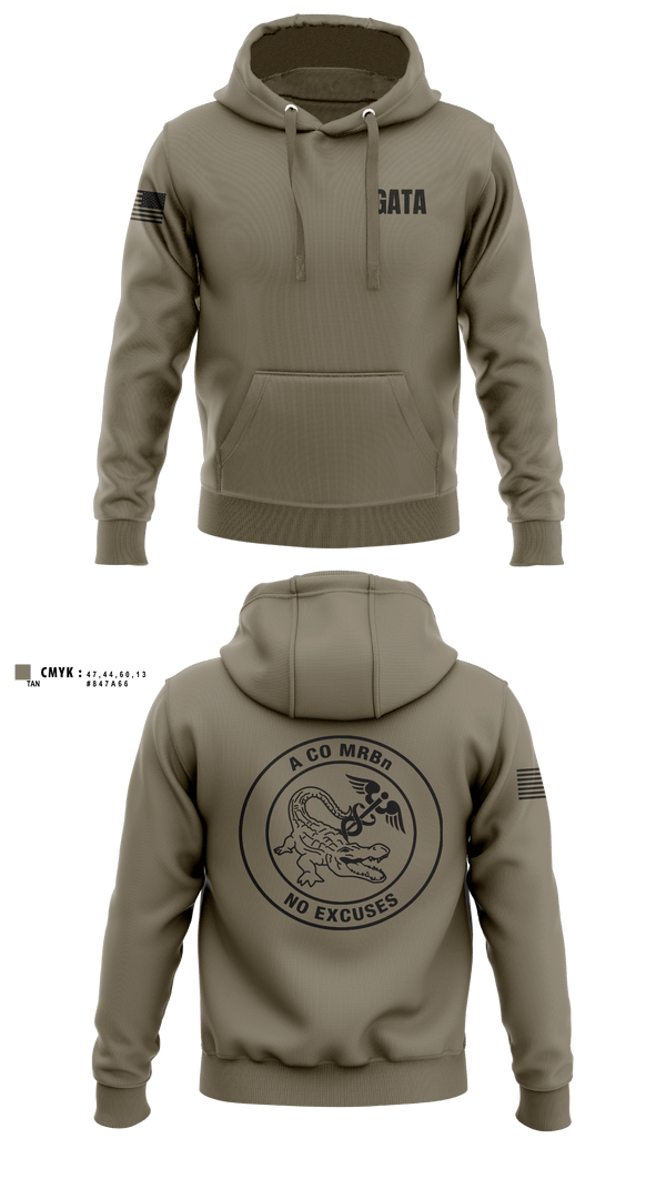 Hoodie, MRBN- A Co, Army, Teamtime, Team time, sublimation, custom sports apparel, team uniforms, spirit wear, spiritwear, sports uniforms, custom shirts, team store, custom team store, fundraiser sports, apparel fundraiser